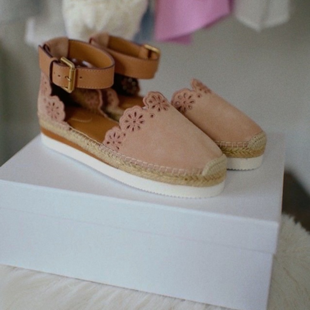 See by Chloe Suede Espadrille Size 7